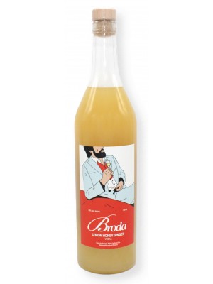 Broda Lemon Honey Ginger Vodka 30% ABV 750ml